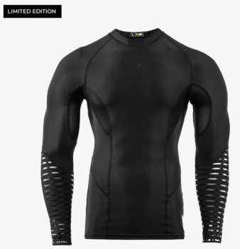 LB9 TOTAL BLACK L/S Compression Rashguard -Limited Edition