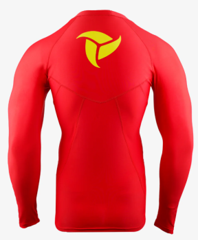 LONG SLEEVE CORE RASHGUARD in RED