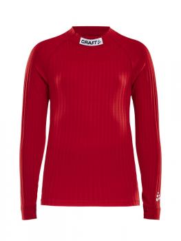 PROGRESS BASELAYER CN, langarm, Junior -BRIGHT RED-