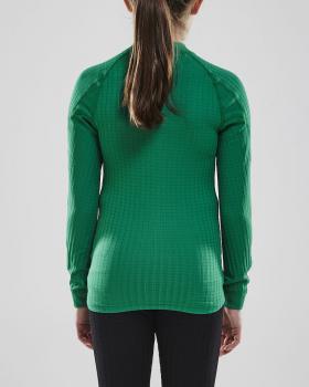 PROGRESS BASELAYER CN, langarm, Junior -TEAM GREEN-