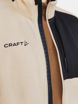 Craft Adv Explore Pile Fleece Vest Men, ecru-black