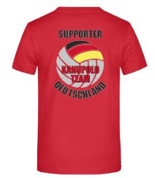 T-Shirt rot, Kanupolo Team Deutschland
