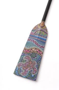 Pink Crush X34 Sting, verstellbares Drachenbootpaddel CLAMP-​​Inbus