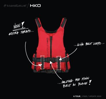 K-Tour Schwimmweste von Hiko, rot