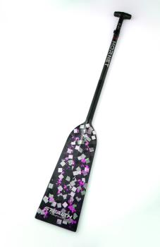 Hornet Stealth S5 PURPLE Sting, verstellbares Drachenbootpaddel CLAMP-​Inbus