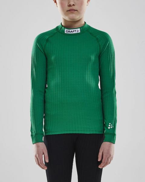 PROGRESS BASELAYER CN, langarm, Junior -TEAM GREEN-