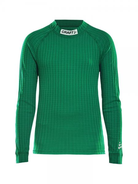 PROGRESS BASELAYER CN, langarm, Junior -TEAM GREEN-