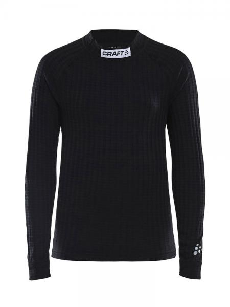 PROGRESS BASELAYER CN, langarm, Junior -BLACK-