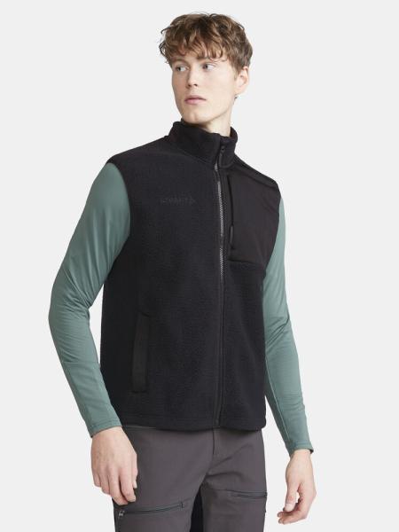 Craft Adv Explore Pile Fleece Vest Men, black