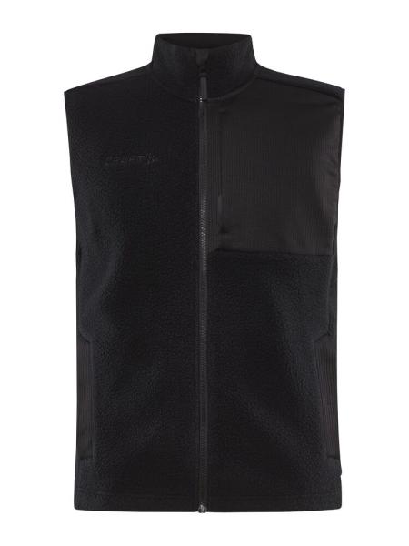 Craft Adv Explore Pile Fleece Vest Men, black