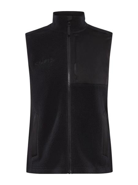 Craft Adv Explore Pile Fleece Vest Women, black