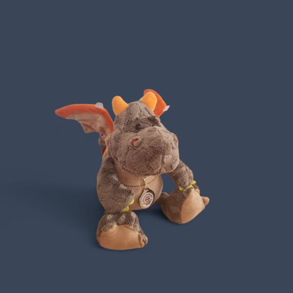 Dragon "Edda" brown with medal