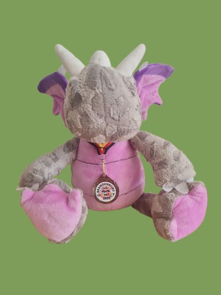 Dragon "Smilla" grey with medal