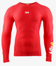 LONG SLEEVE CORE RASHGUARD in RED