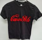 Kanupolo Fun T-Shirt -Enjoy Canoepolo-, schwarz mit roterSchrift, Gr.106-116